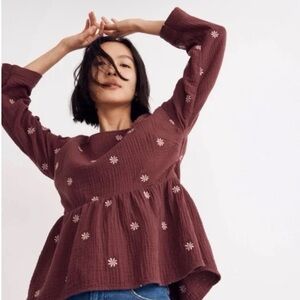 Madewell Floral Blouse